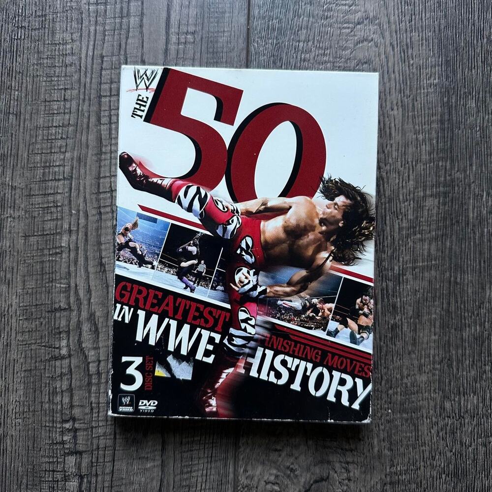 Rare 2012 The 50 Greatest Finishing Moves in WWE WWF History DVD Set